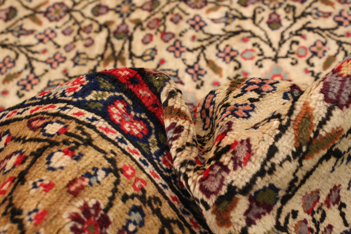 Turkish Kayseri Vintage rug, pile texture close-up