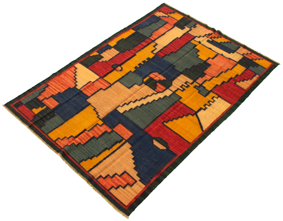 Turkish Sundance kilim, weave close-up