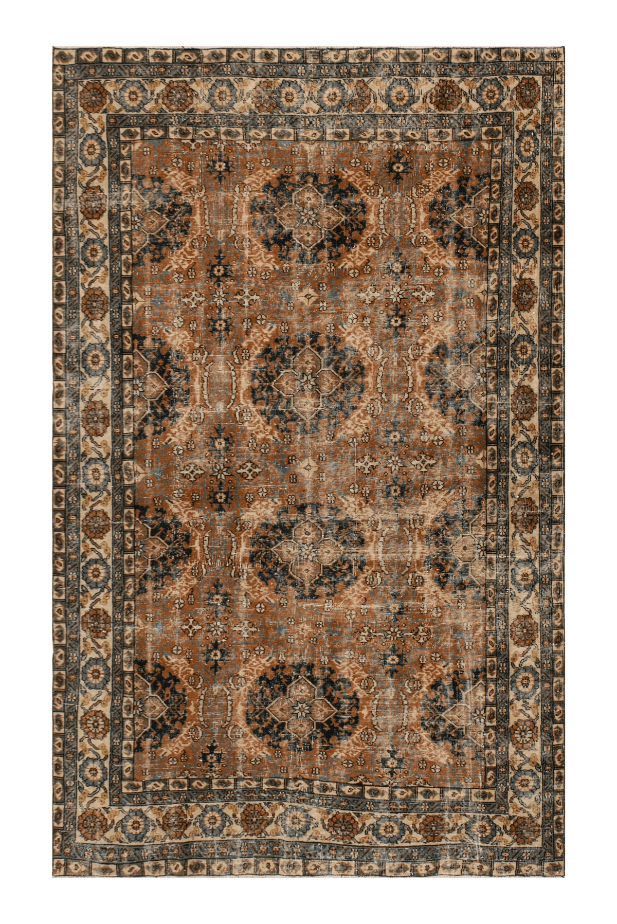 34029 hand-woven Denizli wool kilim, 184 x 283 cm - 1
