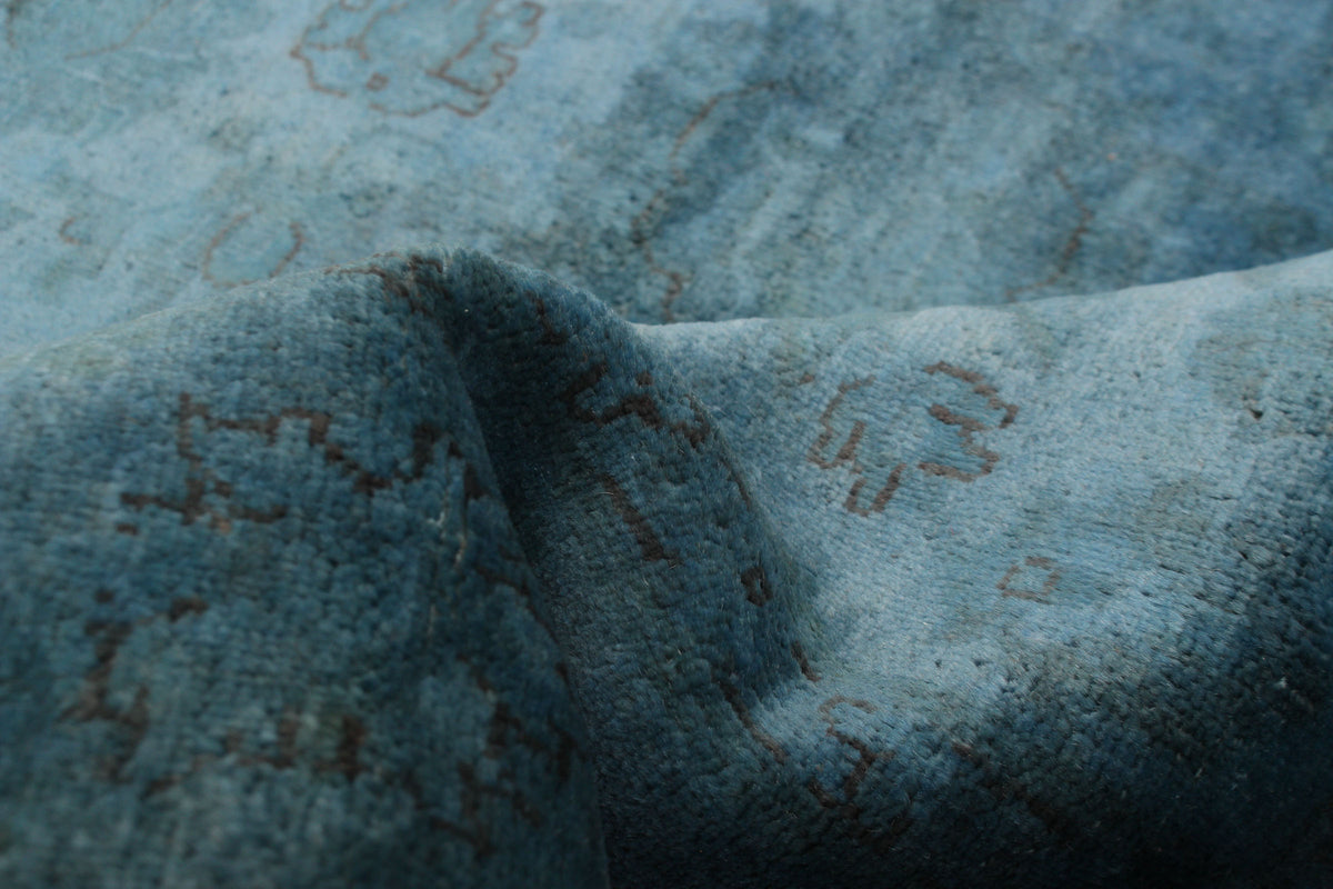 Color Transition rug, reverse side