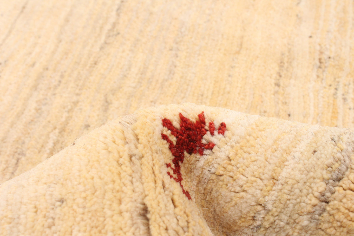 Indian Kashkuli Gabbeh rug, reverse side