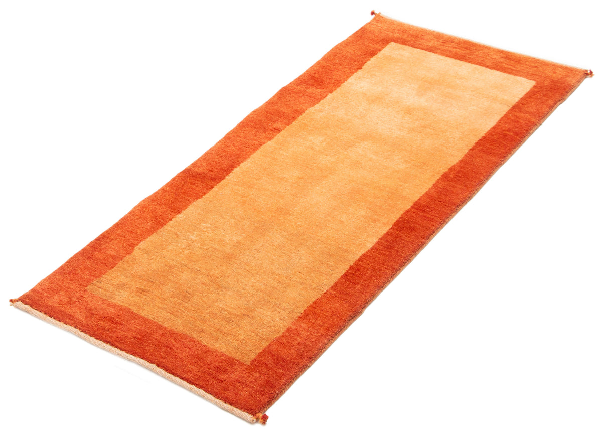 Persian Kashkuli Gabbeh runner, high pile close-up