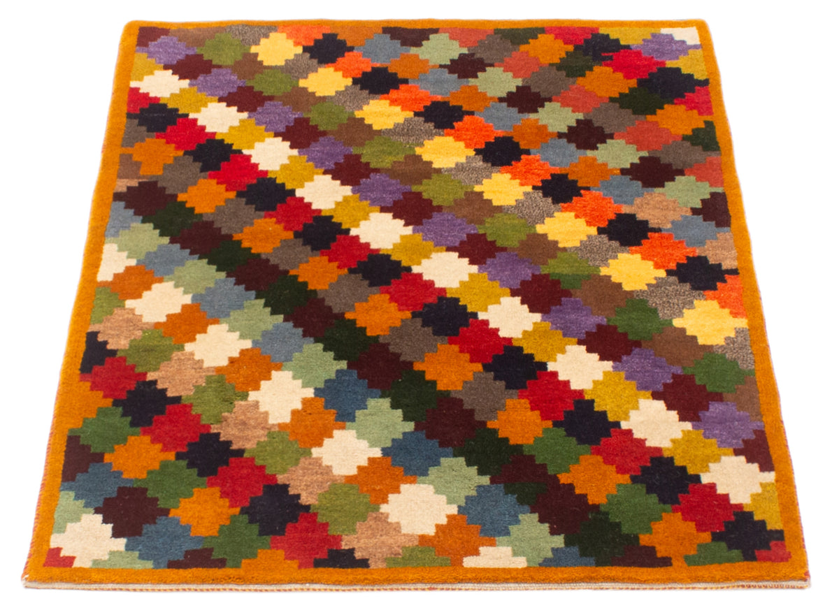 Persian Kashkuli Gabbeh rug, motif detail