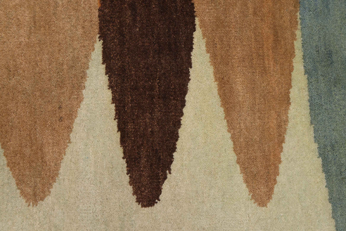 Peshawar Ziegler Light Green 5'1" x 6'10" - SKU 430827 - image 6