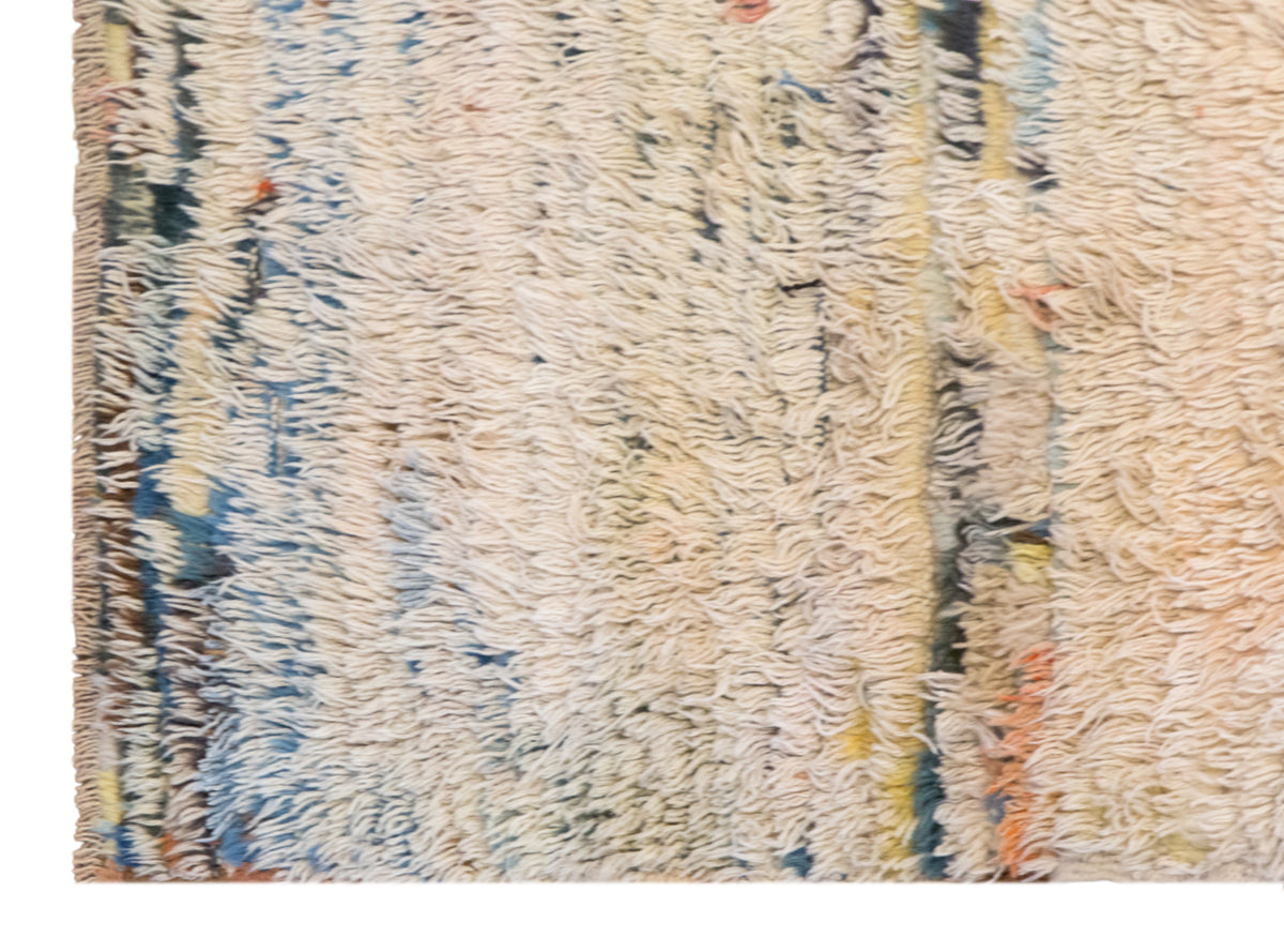 19197 hand-woven Denizli wool kilim, 142 x 192 cm - 3