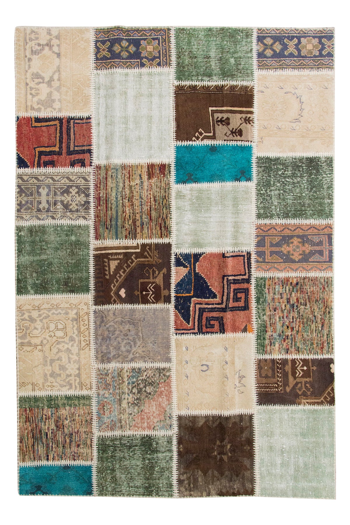 PW 33 hand-woven Denizli wool kilim, 168 x 244 cm - 9