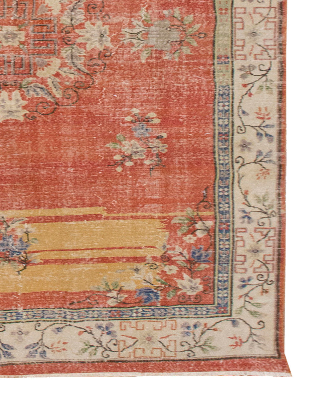 23036 hand-woven Denizli wool kilim, 210 x 300 cm - 4
