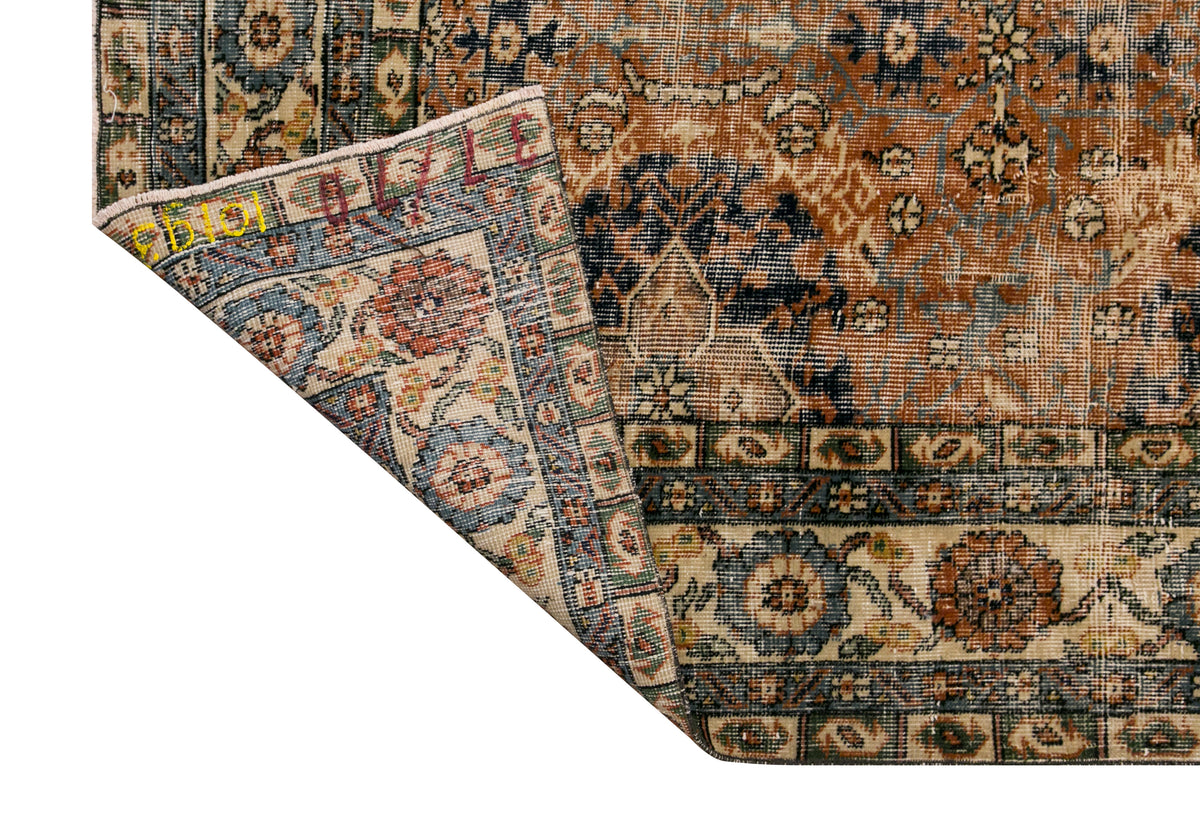 34029 hand-woven Denizli wool kilim, 184 x 283 cm - 4