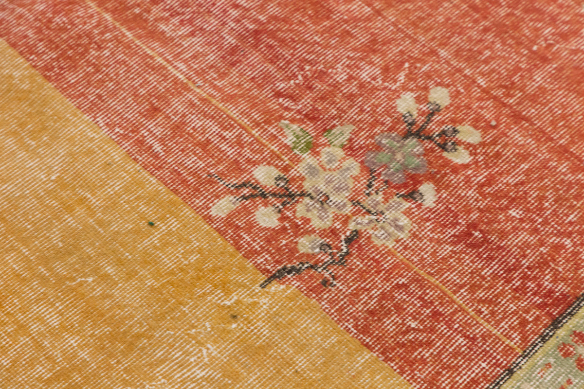 23036 hand-woven Denizli wool kilim, 210 x 300 cm - 7