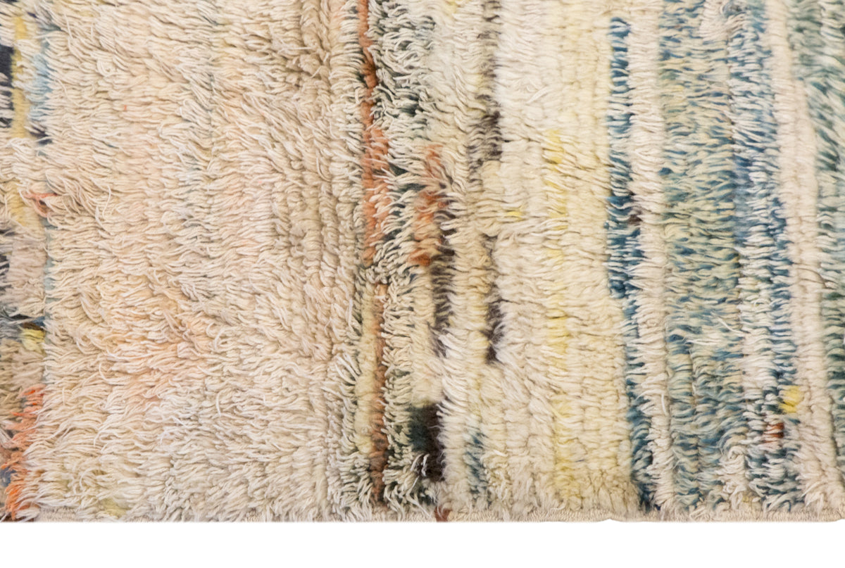 19197 hand-woven Denizli wool kilim, 142 x 192 cm - 4