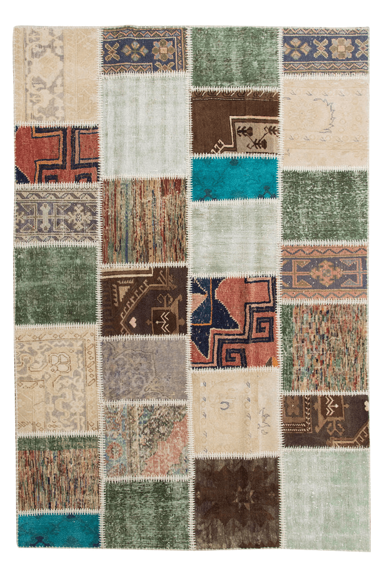 PW 33 hand-woven Denizli wool kilim, 168 x 244 cm - 1