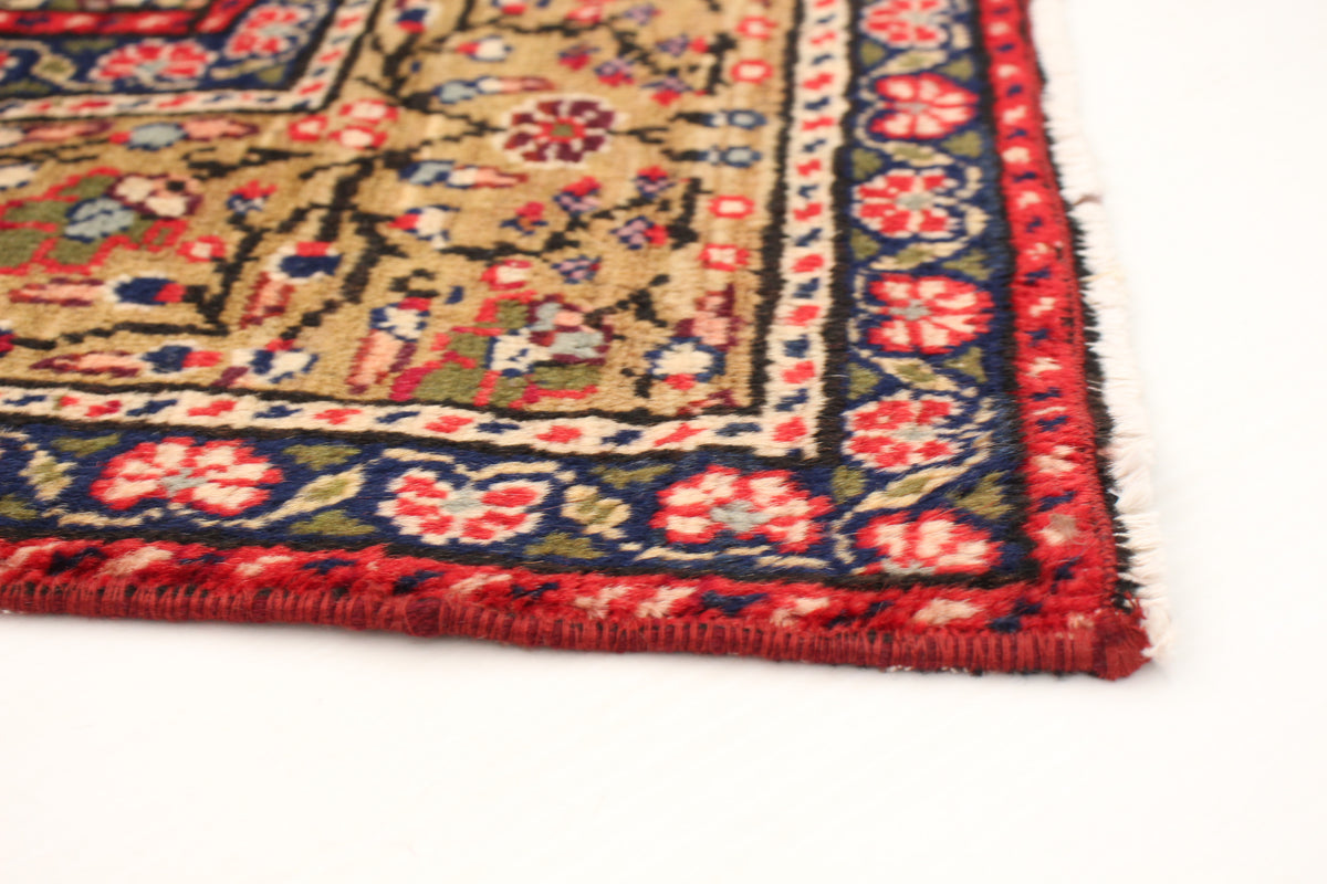 Turkish Kayseri Vintage rug, border detail
