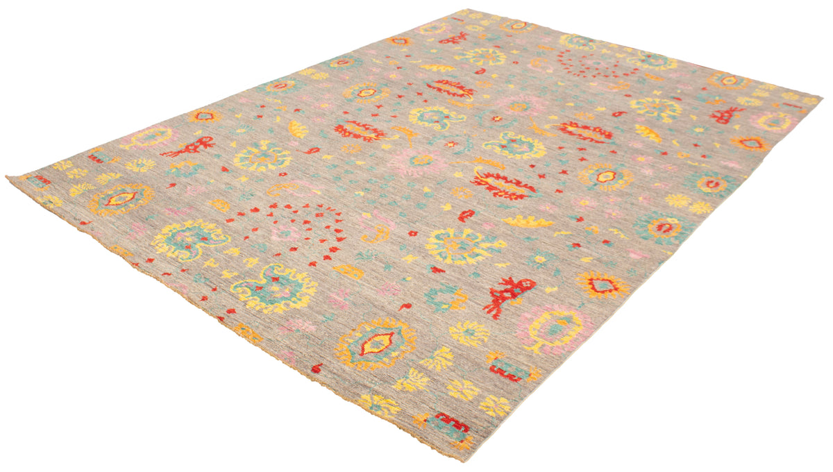 Pakistani Peshawar Ziegler rug, field pattern detail
