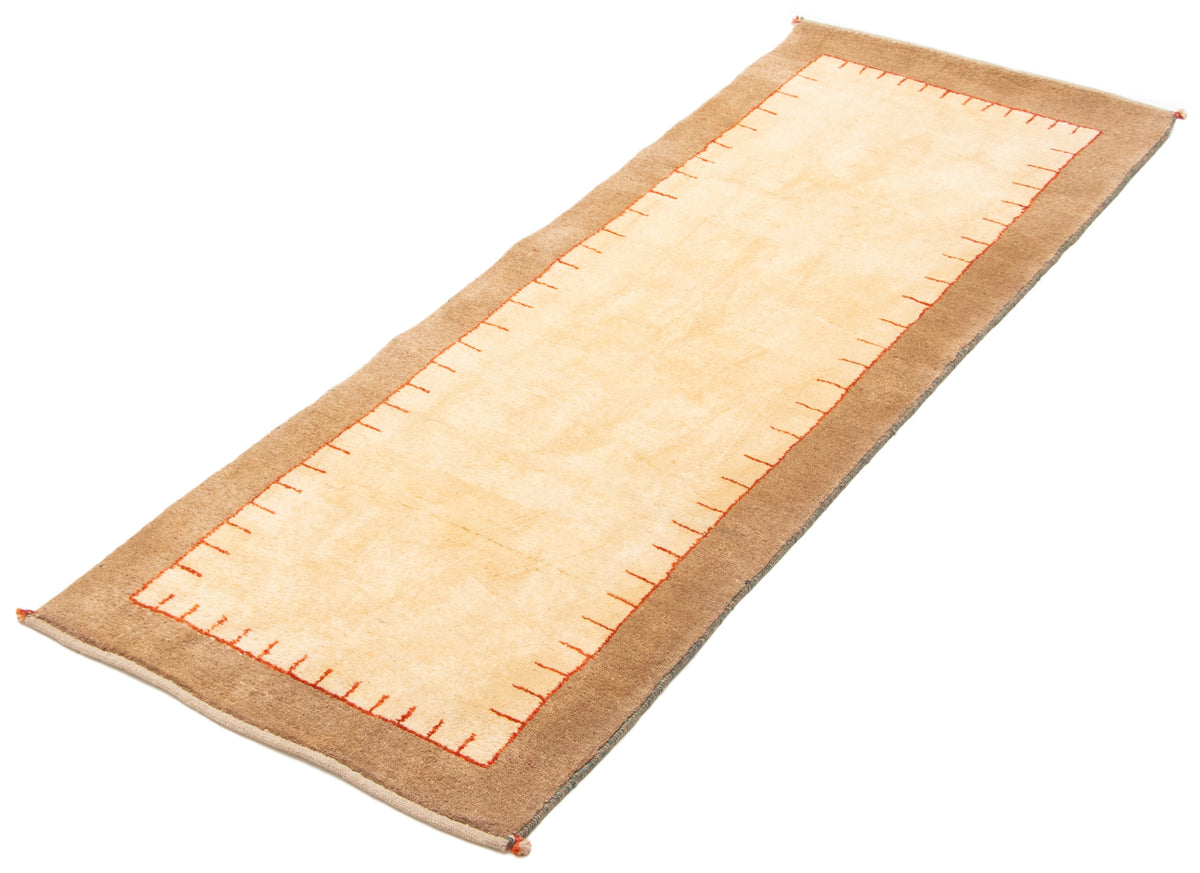 Persian Kashkuli Gabbeh runner, high pile close-up
