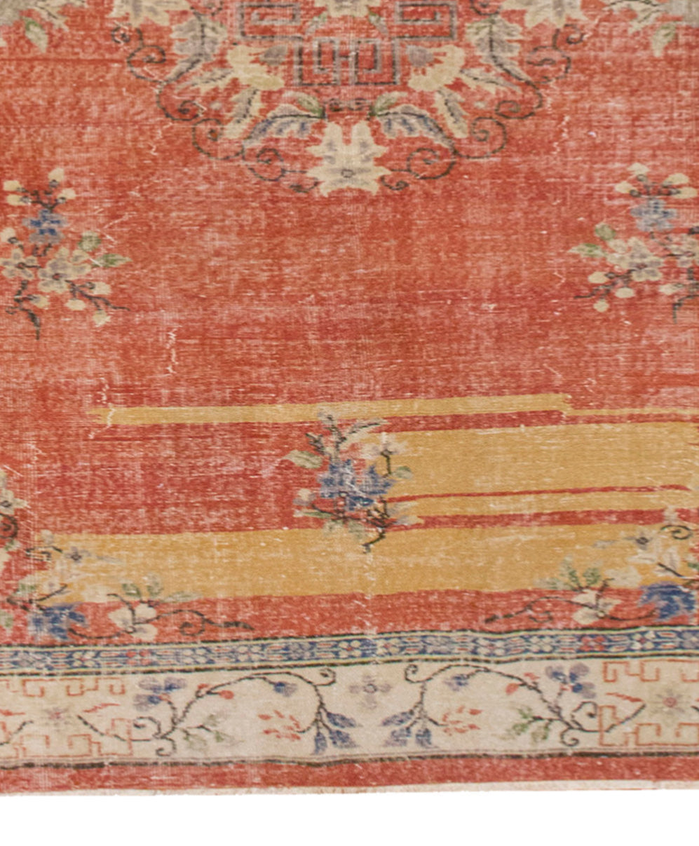 23036 hand-woven Denizli wool kilim, 210 x 300 cm - 2