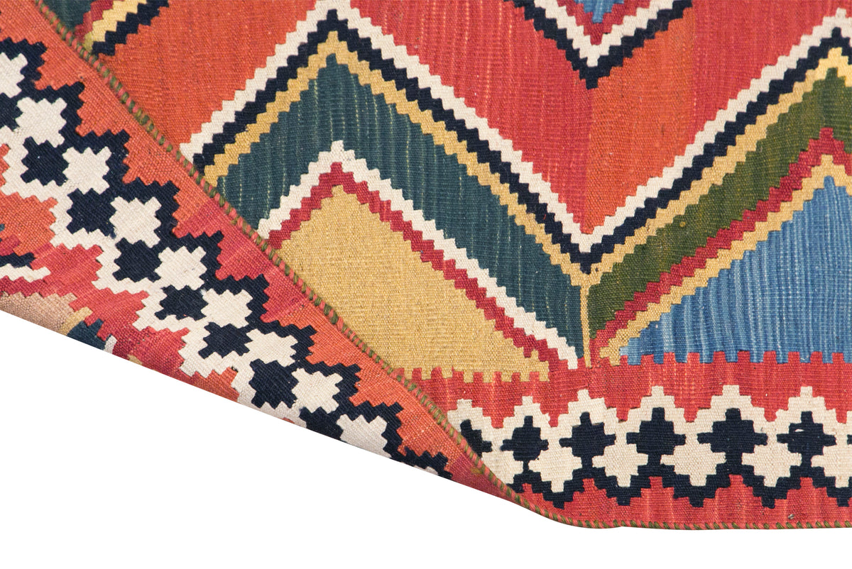 OLD KILIM 39 hand-woven Denizli wool kilim - 5