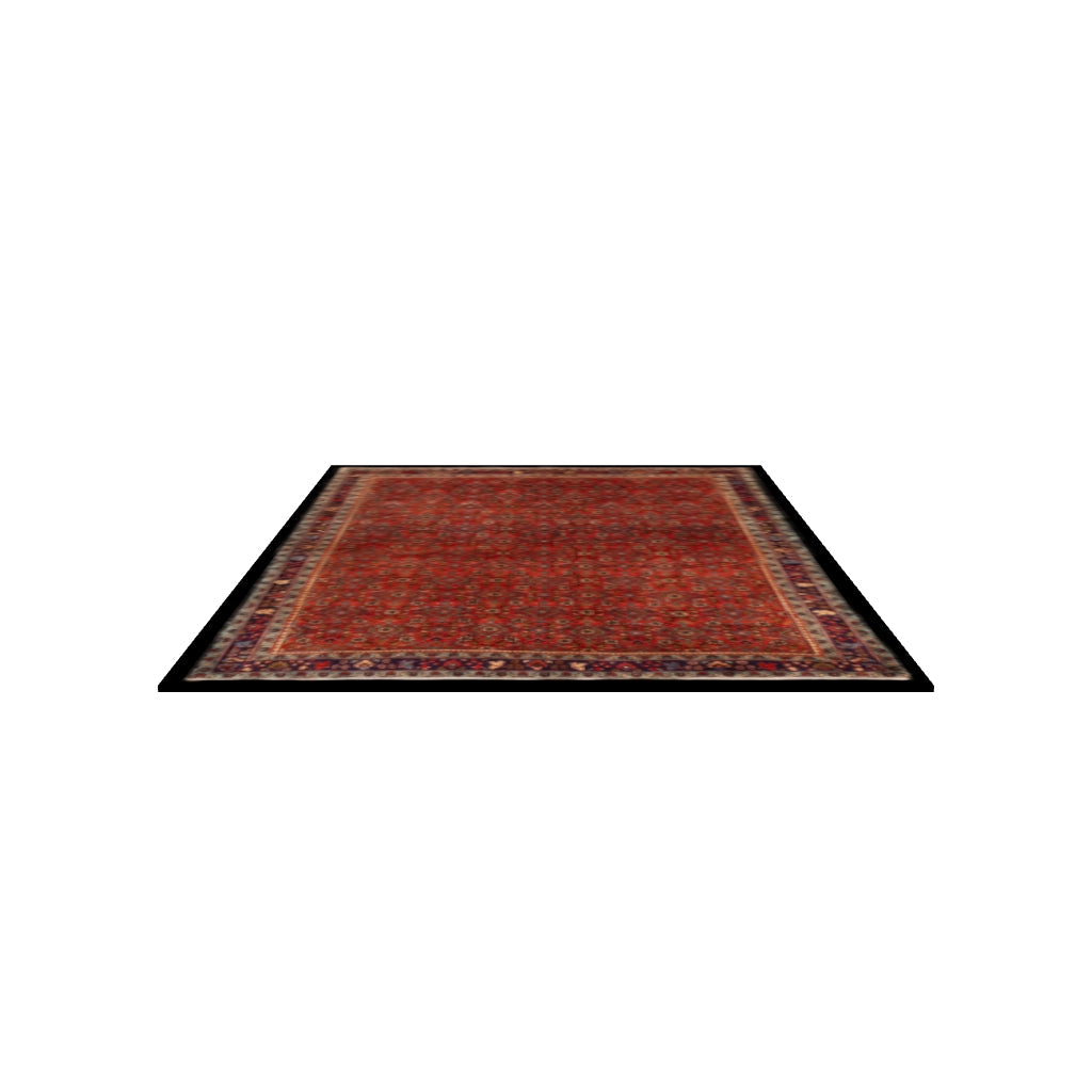 persian bijar rug 3D model