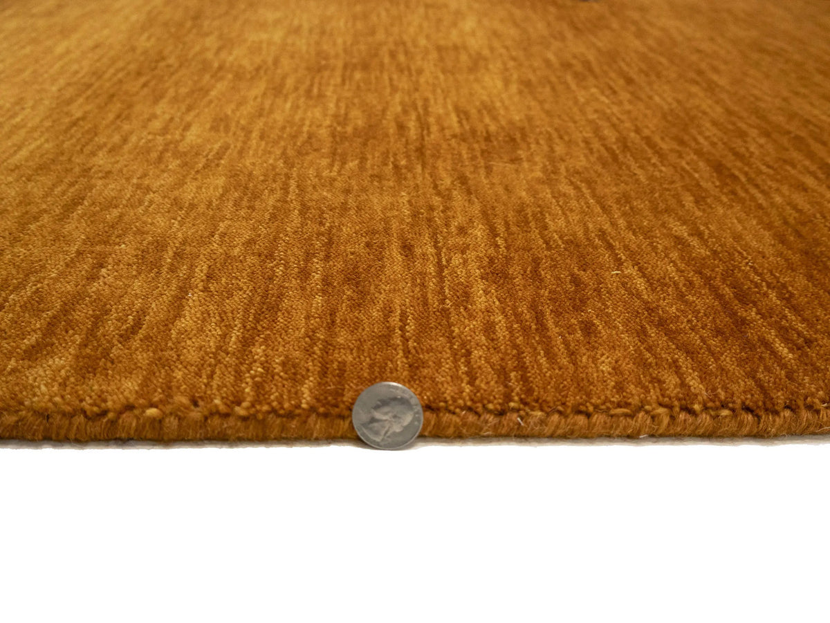 Indian Gabbeh rug, alternate room view